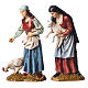 Shepherds, 4 nativity figurines, 12cm Moranduzzo s3