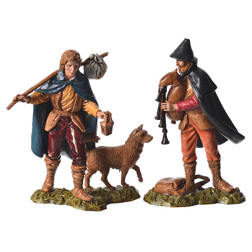 Shepherds and sheep 11cm 11 figurines, Moranduzzo nativity scene 2