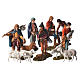 Shepherds and sheep 11cm 11 figurines, Moranduzzo nativity scene s1