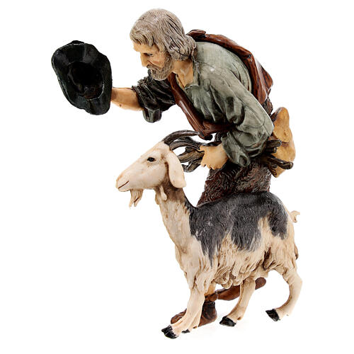 Shepherds, 6 nativity figurine, 13cm Moranduzzo 8