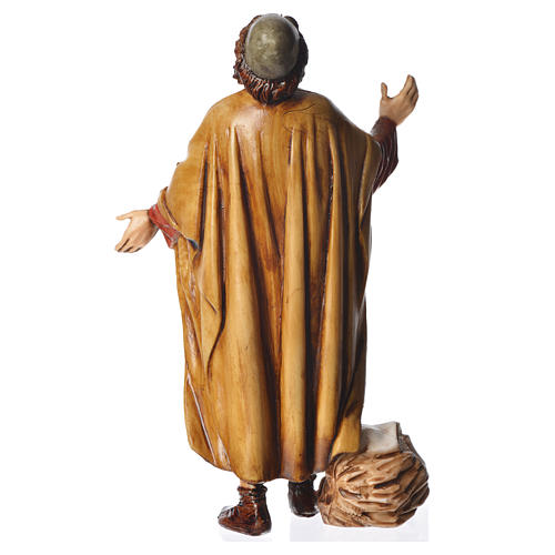 Astonished man, nativity figurine, 13cm Moranduzzo 2