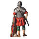 Soldado romano escudo para presépio Moranduzzo com figuras de altura média 13 cm s2