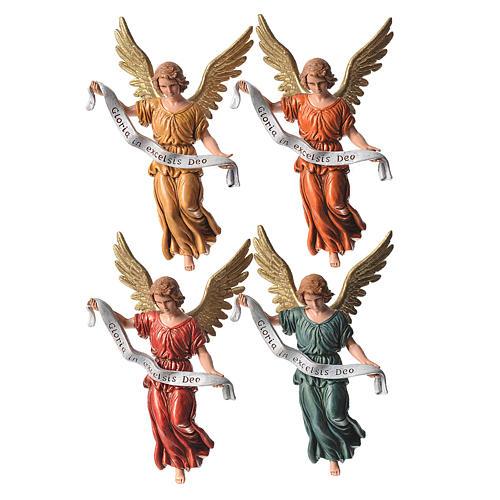 Nativity figurines, angels in glory by Moranduzzo 13cm 1