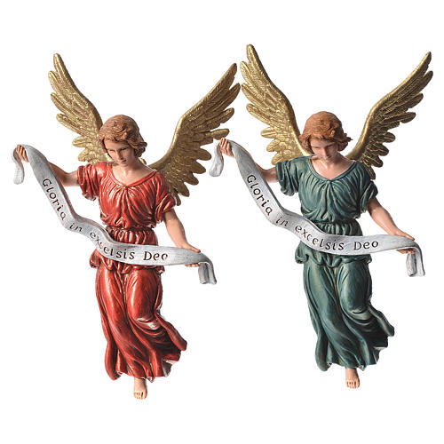 Nativity figurines, angels in glory by Moranduzzo 13cm 3