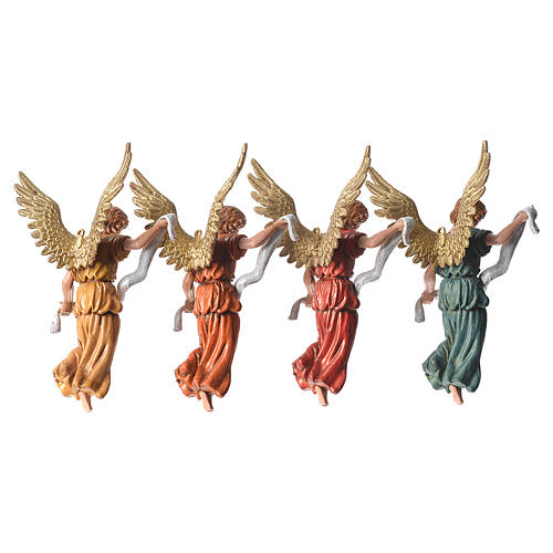 Nativity figurines, angels in glory by Moranduzzo 13cm 4