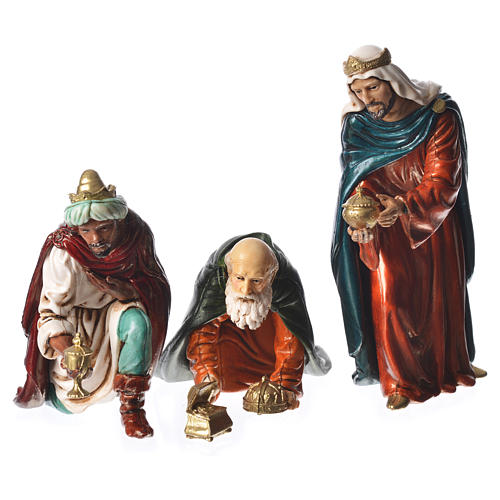 Wise men, nativity figurines, 13cm Moranduzzo 1