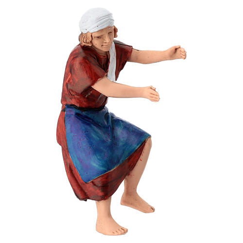 Potter, builder, shepherd for nativities of 10cm by Moranduzzo 3