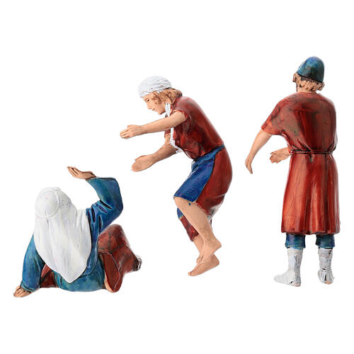 Potter, builder, shepherd for nativities of 10cm by Moranduzzo 5