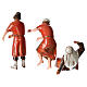 Ceramista, pedreiro e pastor para presépio Moranduzzo com figuras de altura média 10 cm s2