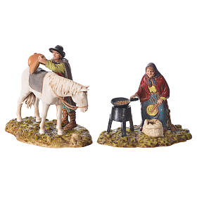 Nativity Scene by Moranduzzo: Trades scene, 4 pcs for nativities of 10cm by Moranduzzo