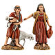 Shepherds with historic costumes, 8 nativity figurines, 10cm Moranduzzo s5