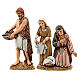 Shepherds with historic costumes, 8 nativity figurines, 10cm Moranduzzo s3