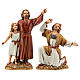 Shepherds with historic costumes, 8 nativity figurines, 10cm Moranduzzo s4