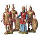 King Herod with soldiers, 4 nativity figurines, 10cm Moranduzzo s1