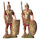 King Herod with soldiers, 4 nativity figurines, 10cm Moranduzzo s2
