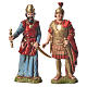 King Herod with soldiers, 4 nativity figurines, 10cm Moranduzzo s3