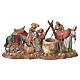 Women at the well and camel drivers, 2 nativity figurine, 10cm Moranduzzo s1