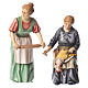 Woman with rolling pin and woman sitting, nativity figurines, 10cm Moranduzzo s1