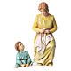 Mending woman and child, nativity figurines, 10cm Moranduzzo s1