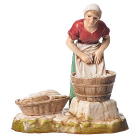 Women and trades 4 nativity figurines, 10cm Moranduzzo