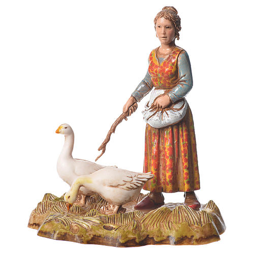 Women and trades 4 nativity figurines, 10cm Moranduzzo 3