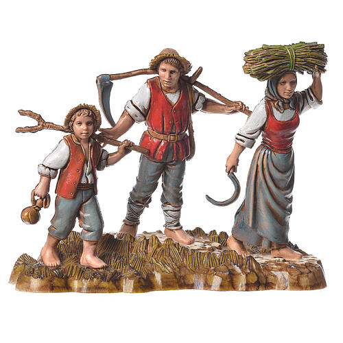 Group of 6 nativity figurines, 10cm Moranduzzo 2