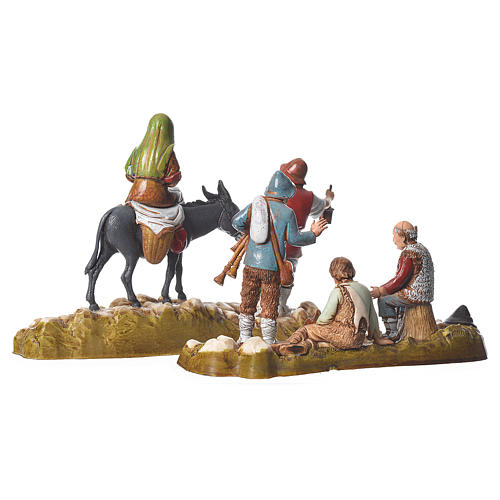 Group of 6 nativity figurines, 10cm Moranduzzo 9