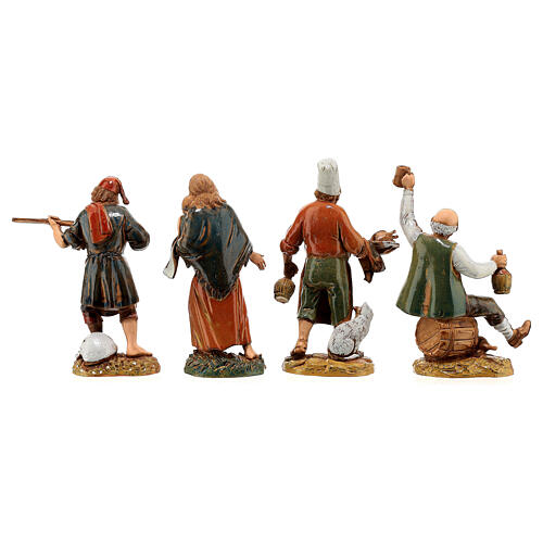 Shepherds, 4 nativity figurines, 10cm Moranduzzo 6
