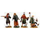 Shepherds, 4 nativity figurines, 10cm Moranduzzo s6