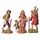 Shepherds, classic colours, 8 nativity figurines, 10cm Moranduzzo s8