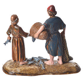 Fishermen, Arabian style nativity figurines, 10cm Moranduzzo