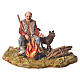 Man with fire nativity figurine, 10cm Moranduzzo s1