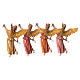 Nativity figurines, angels in glory by Moranduzzo 10cm, 4 pieces s2