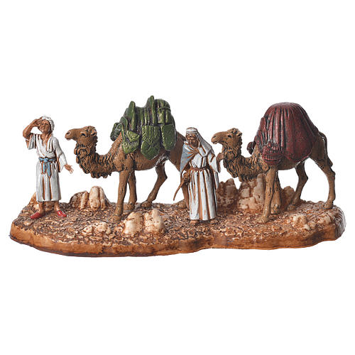 Composition of nativity figurines, 4pieces, 6cm Moranduzzo 5