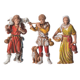 Shepherds 6 figurines 8cm, Moranduzzo