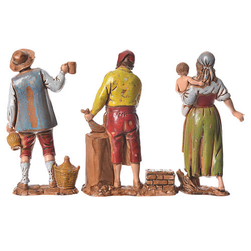 Neapolitan Shepherds 3 caracters, Moranduzzo 8cm 2