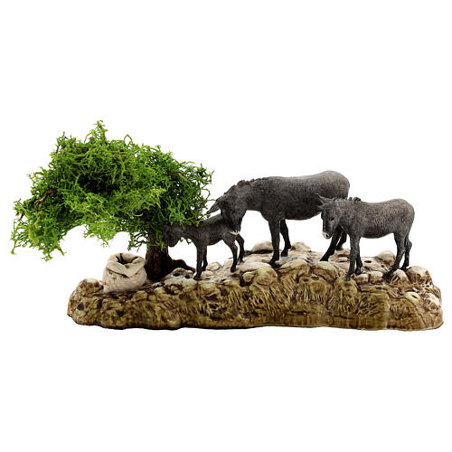 Group of animals and setting, 3pcs for 8cm Moranduzzo 4
