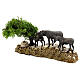 Group of animals and setting, 3pcs for 8cm Moranduzzo s5