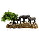 Group of animals and setting, 3pcs for 8cm Moranduzzo s4