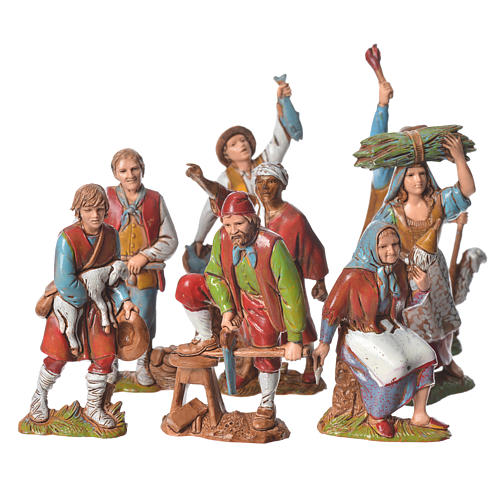 Nativity Scene figurines 8cm, working characters 8pcs 1