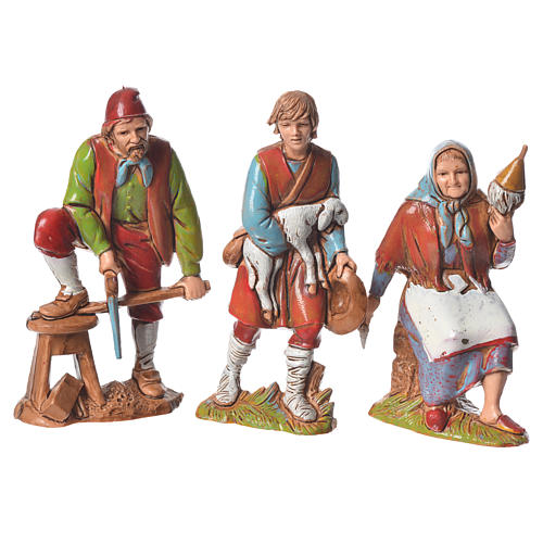 Nativity Scene figurines 8cm, working characters 8pcs 3