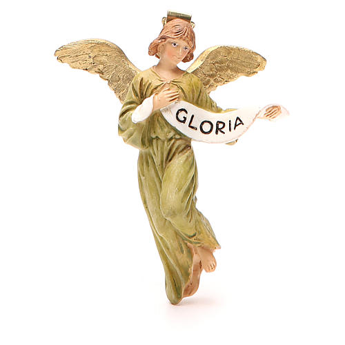 Angel of Glory in painted resin 12cm affordable Landi Collection 1