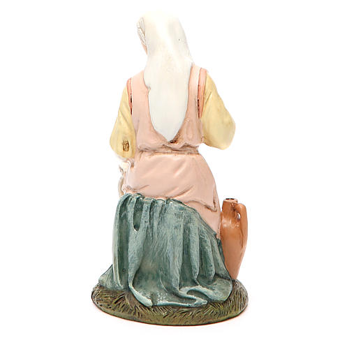 Our Lady in painted resin 16cm affordable Landi Collection 2
