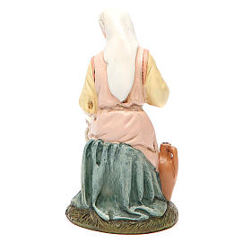 Our Lady in painted resin 16cm affordable Landi Collection