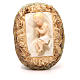 Baby Jesus with cradle in painted resin 16cm Landi Collection s1