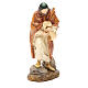 Shepherd with bagpipe in painted resin 12cm Martino Landi Collection s1