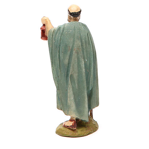 Shepherd with lantern in painted resin 10cm Landi Collection 2