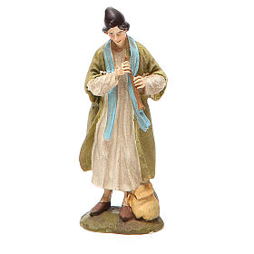 Pasterz z piszczałka żywica malowana 10cm Landi