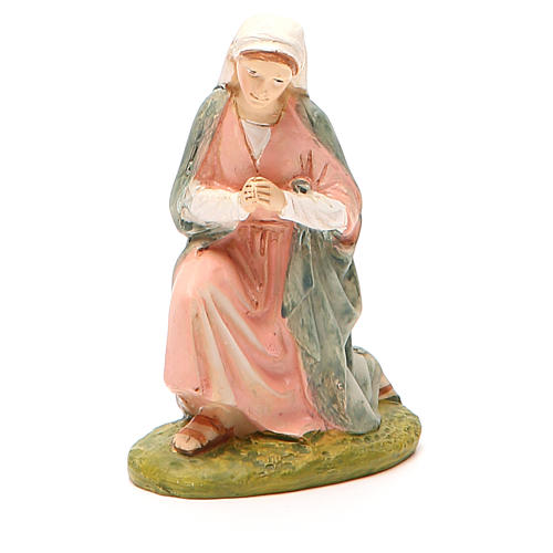 Our Lady in painted resin 10cm Martino Landi Collection 1