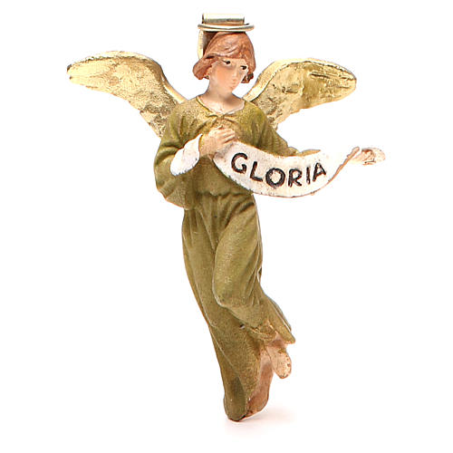 Angel of Glory in painted resin 10cm affordable Landi Collection 1